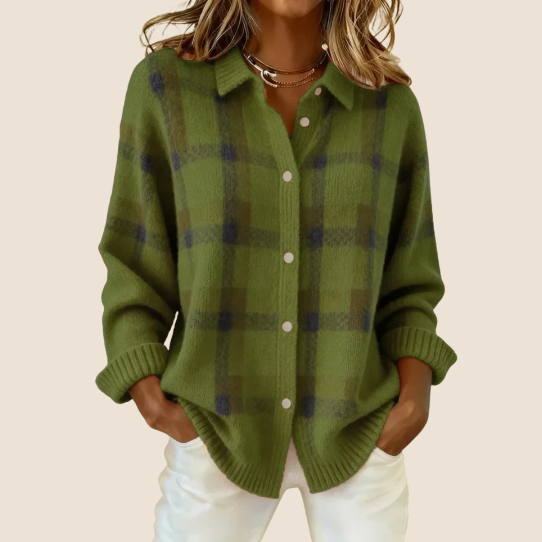 WESTERTON RETRO CHECK SWEATER
