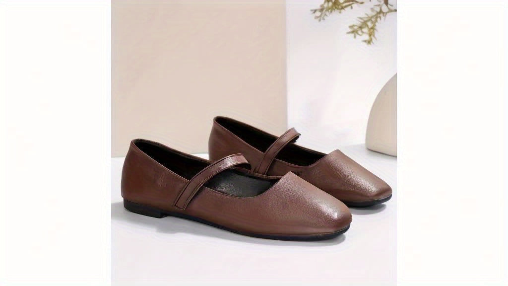 Rosamund™ | Square-Toe Mary Jane Flats