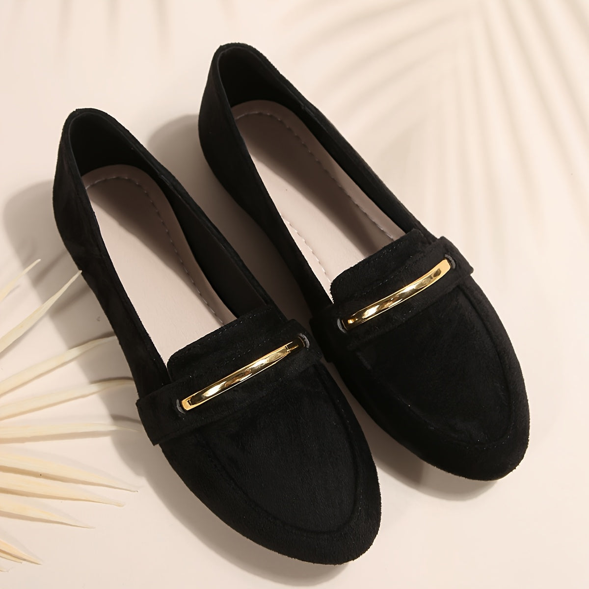 Agnes™ | Pointed Suede-Look Loafers