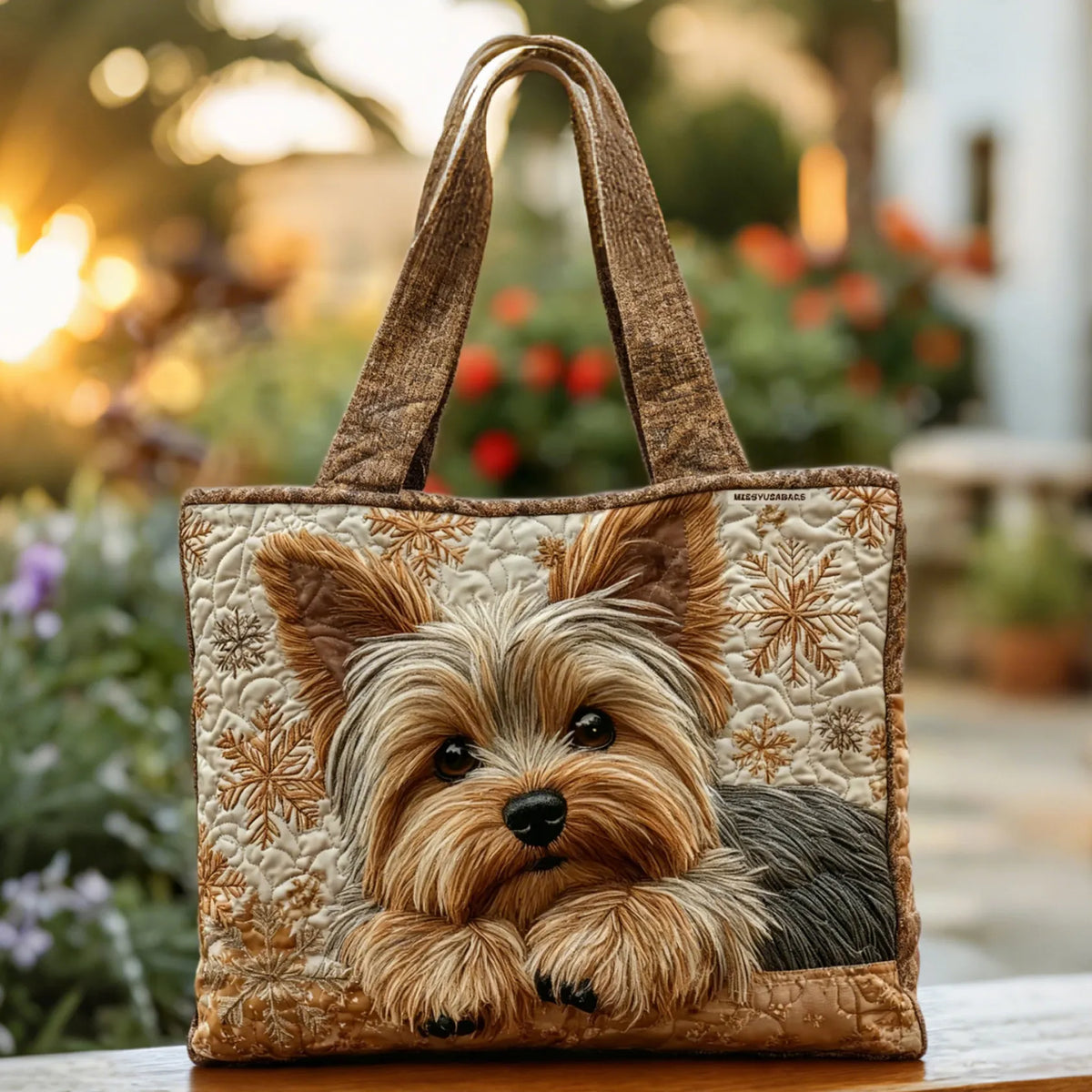YORKELLE | HANDMADE BRILLIANT YORKIE BAG