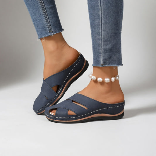 Arabella™ | Cut-Out Mule with Low Heel