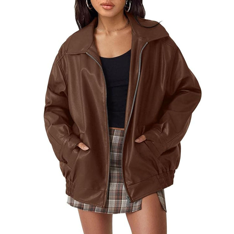 BRIONY | Stylish Oversized Motorcycle Jacket