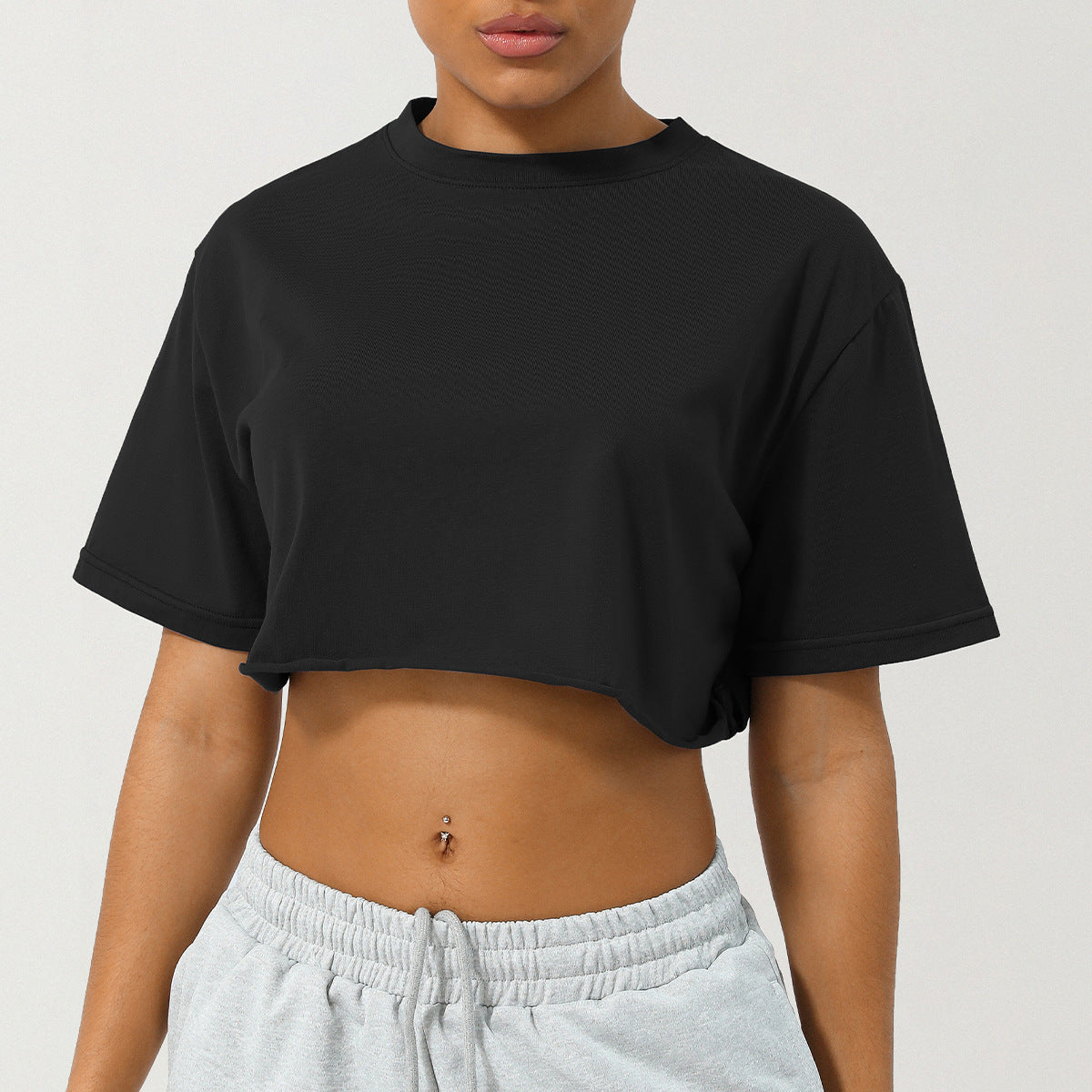CASSIA | Relaxed Fit Crop Tee