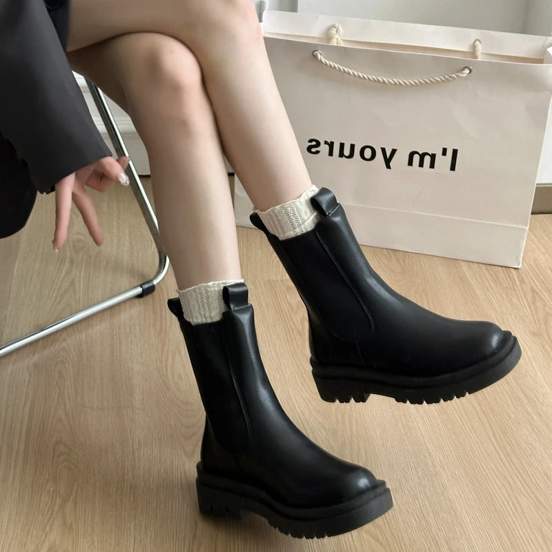 Ophelia™ | Chunky Sole Chelsea Boots
