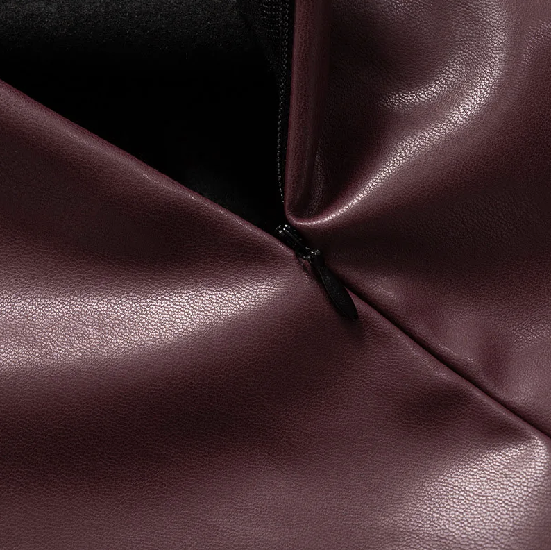 SERAN | Sleek Faux Leather Top