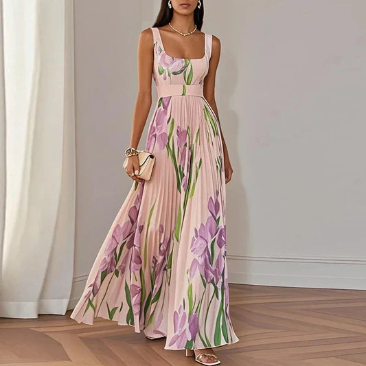 Iris | Elegant Floral Summer Dress