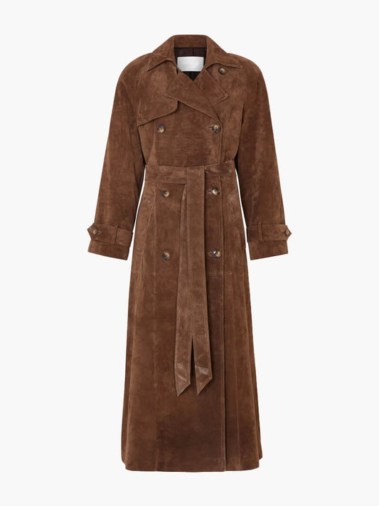 CHANTAL | Classic Belted Trench Coat