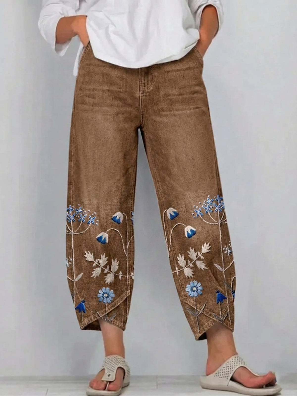Aven – Elegant Embroidered Trousers