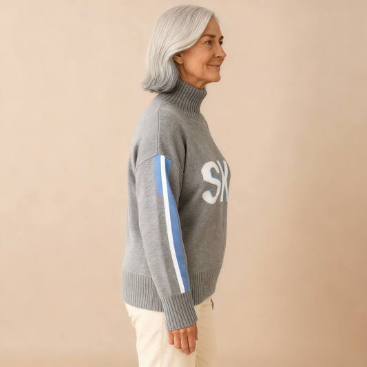 IMOGEN | RETRO TURTLENECK SKI SWEATER