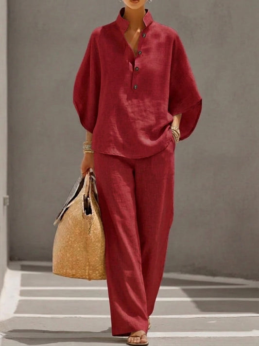 Alessia | 2-Piece Set with Batwing Sleeves