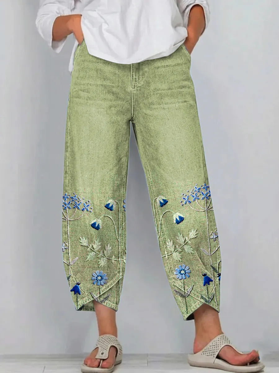 Aven – Elegant Embroidered Trousers