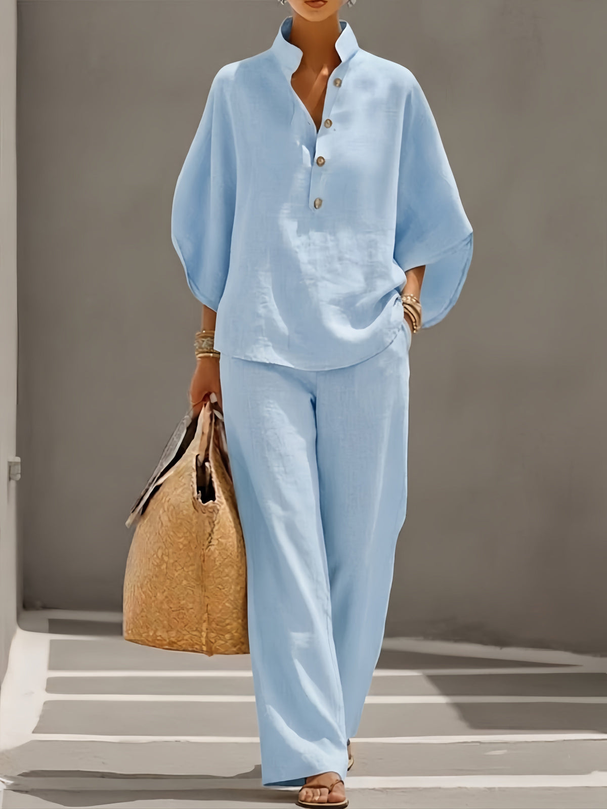 Alessia | 2-Piece Set with Batwing Sleeves