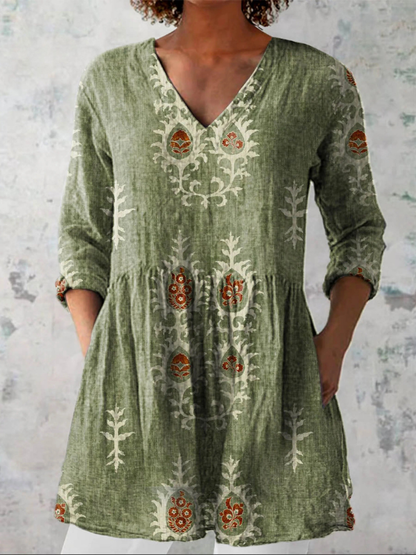 Marlene | Artistic V-Neck Tunic