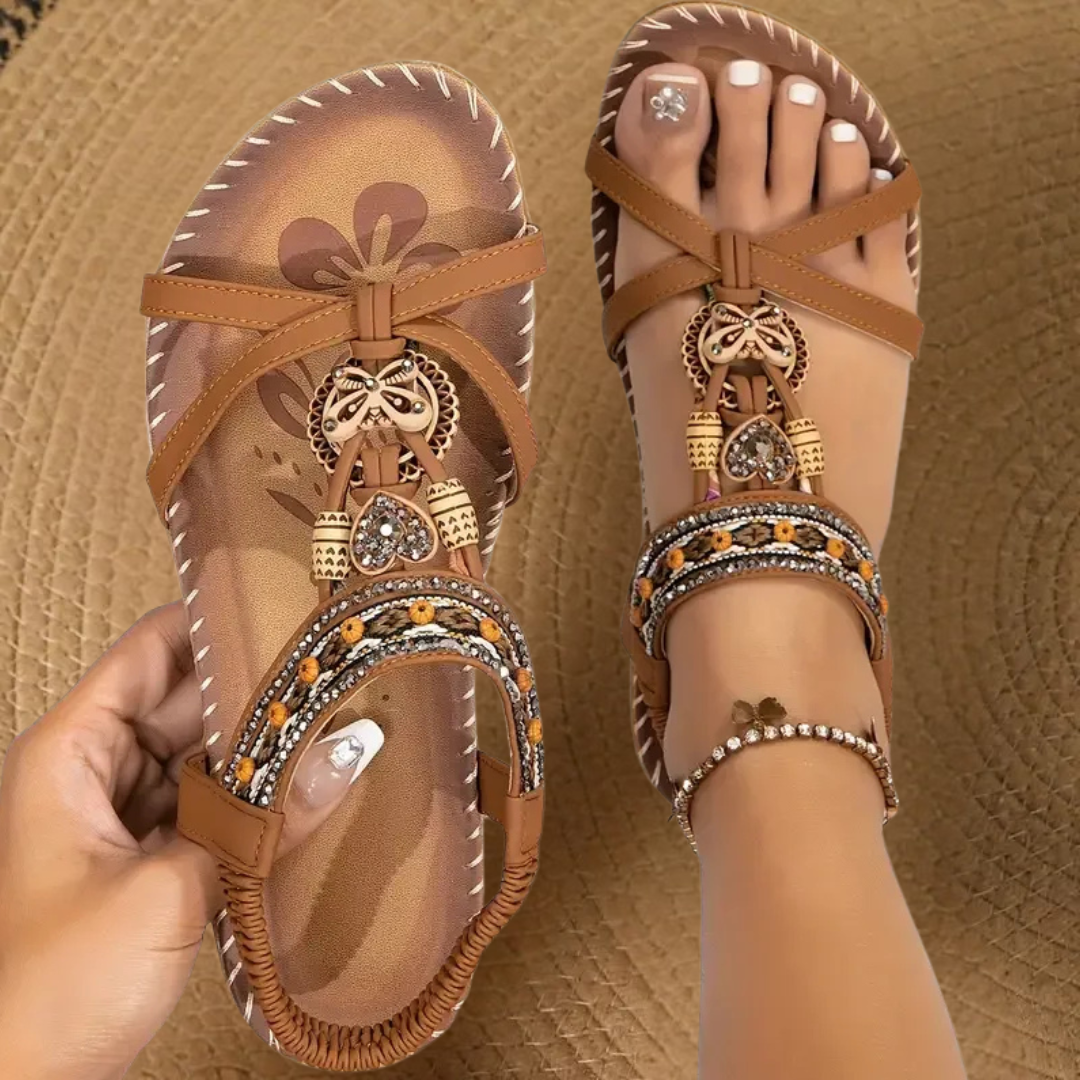 Nadia – Ibiza-style orthopedic sandals for comfort and elegance