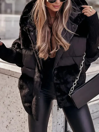 MARISA | Plush Comfort Hooded Jacket