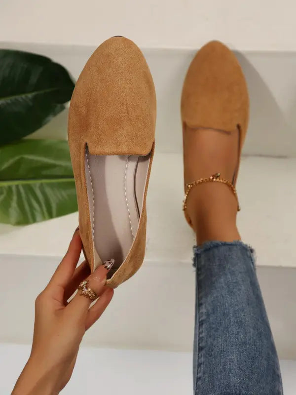 SHERNA | Women’s Solid Colour Flats
