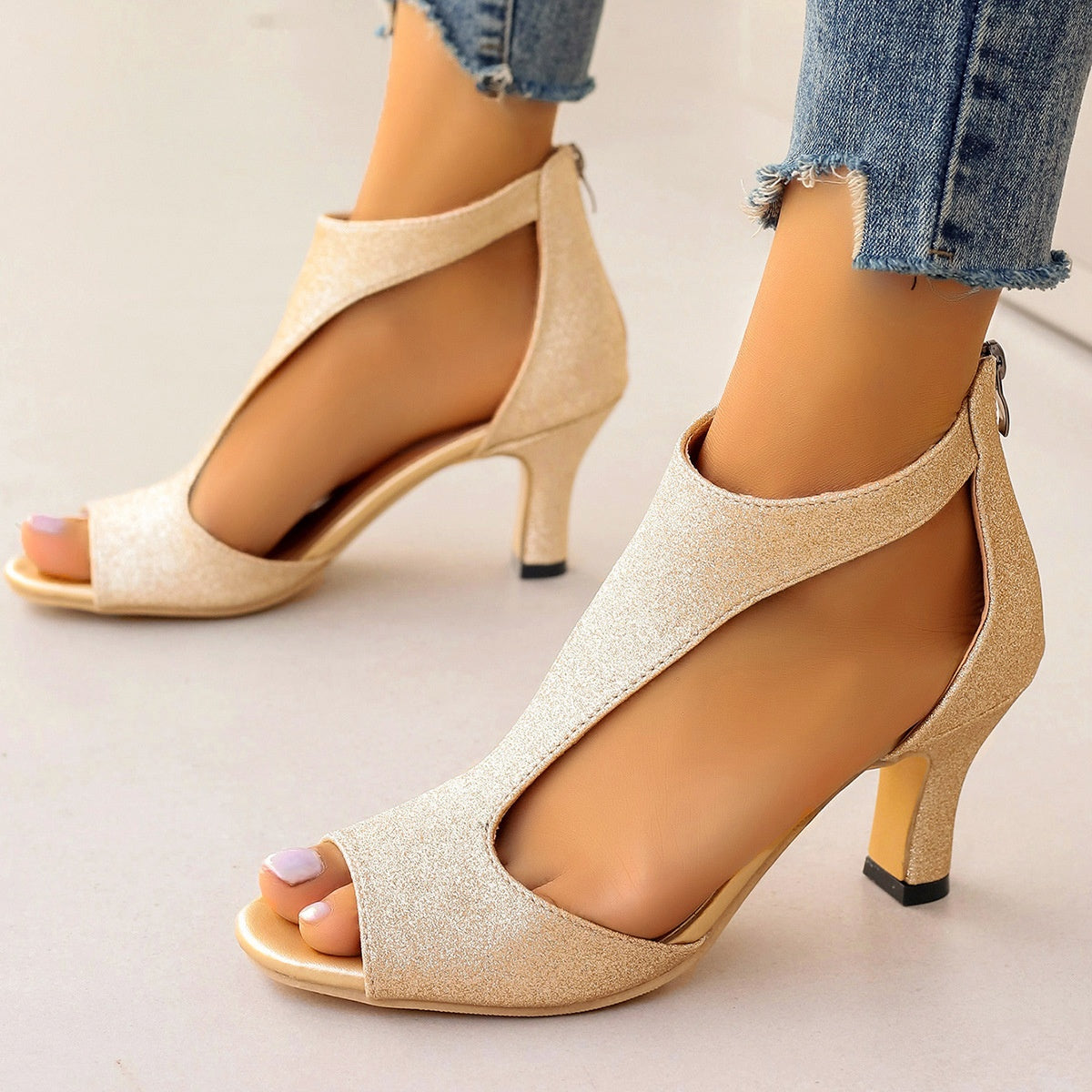 Valentina | Elegant Cut-Out Heels
