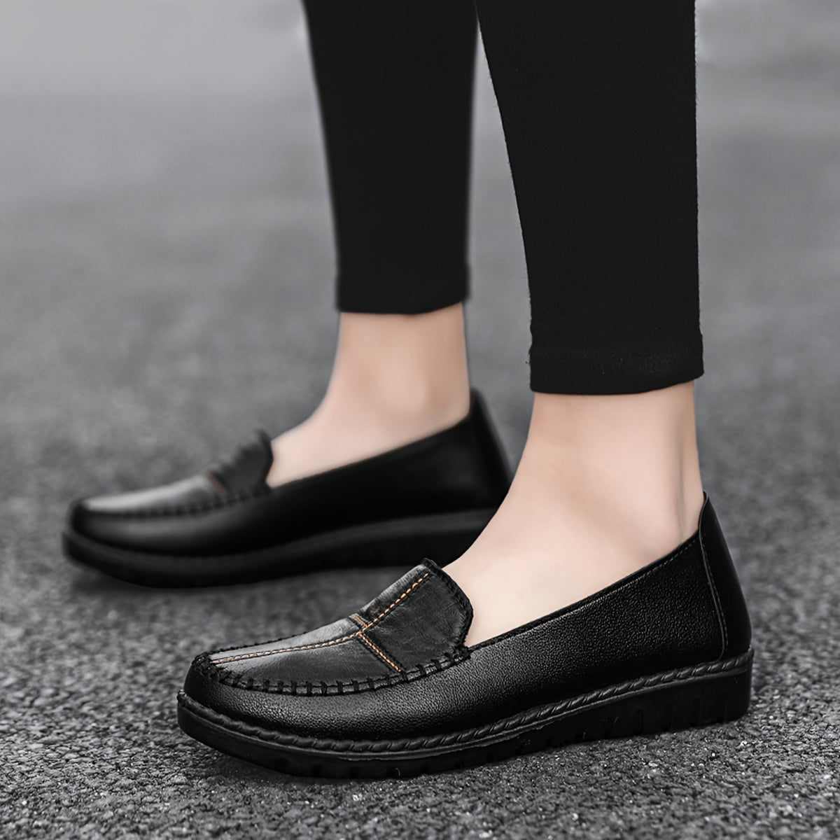 Edith™ | Stitched Comfort Loafers