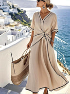 Emilia | Loose Striped Print Dress