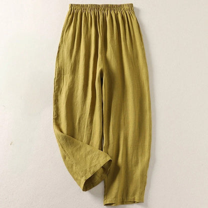 Amalia™ — Flowing Cotton and Linen Trousers