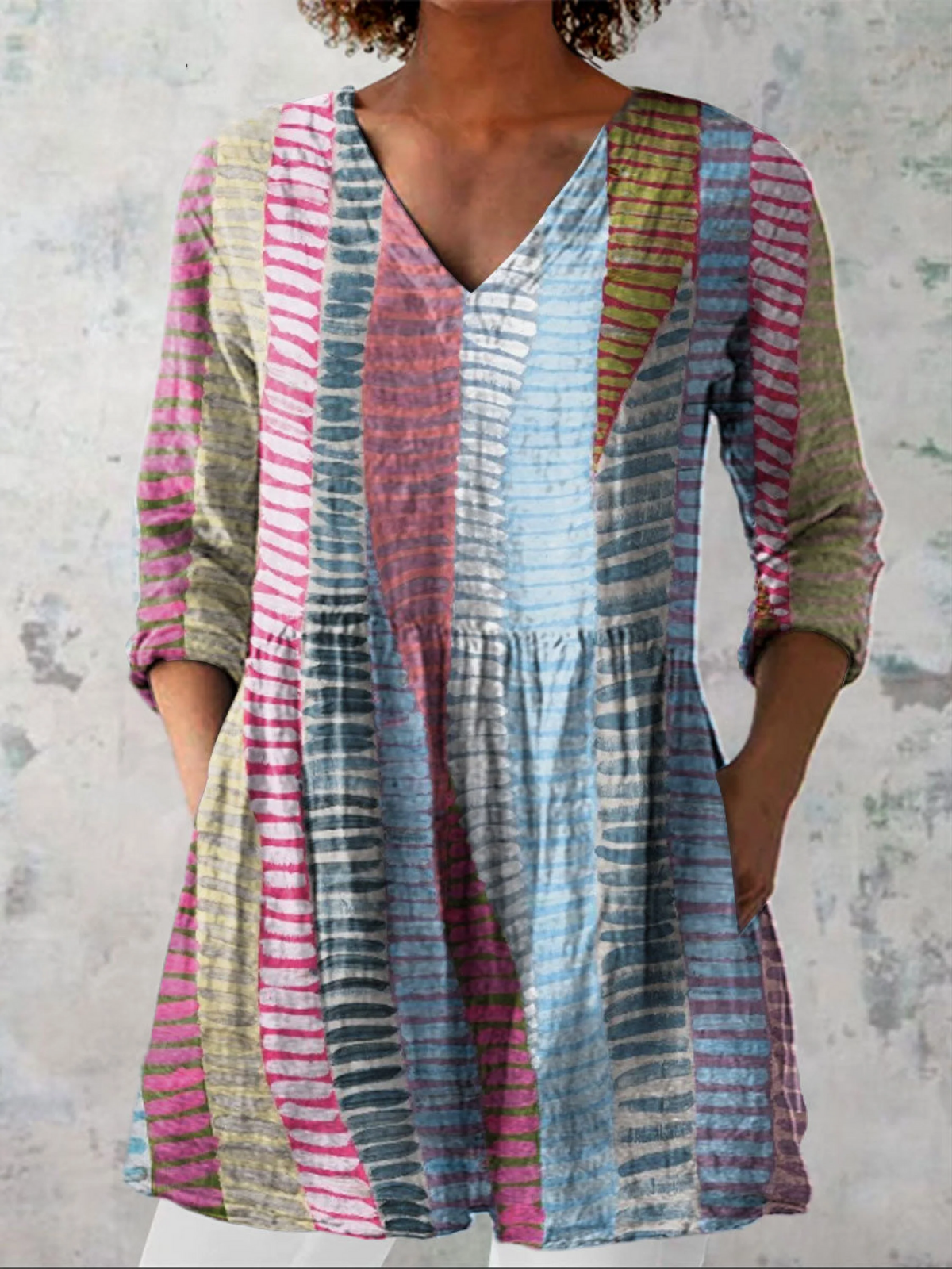 Marlene | Artistic V-Neck Tunic
