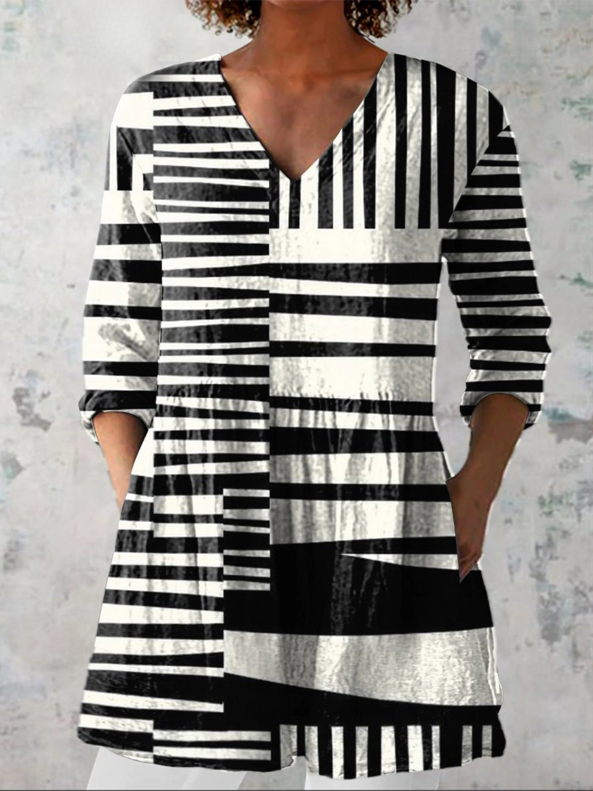 Marlene | Artistic V-Neck Tunic