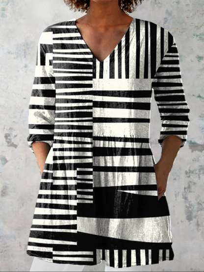 Marlene | Artistic V-Neck Tunic