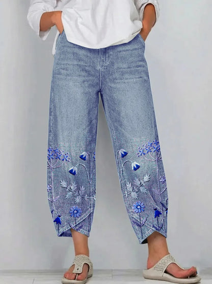 Aven – Elegant Embroidered Trousers