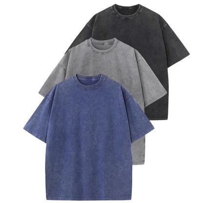 HOLLIE | Casual Crew Neck Loose Fit T-Shirt (3-Pack)