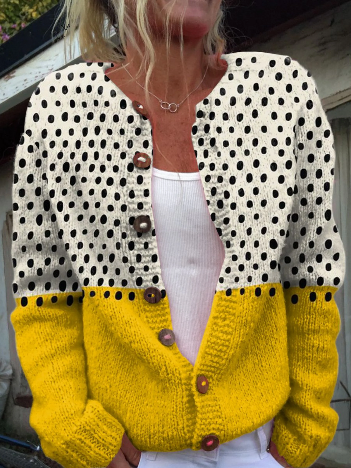 Silvester | Vintage Knit Cardigan Sweater