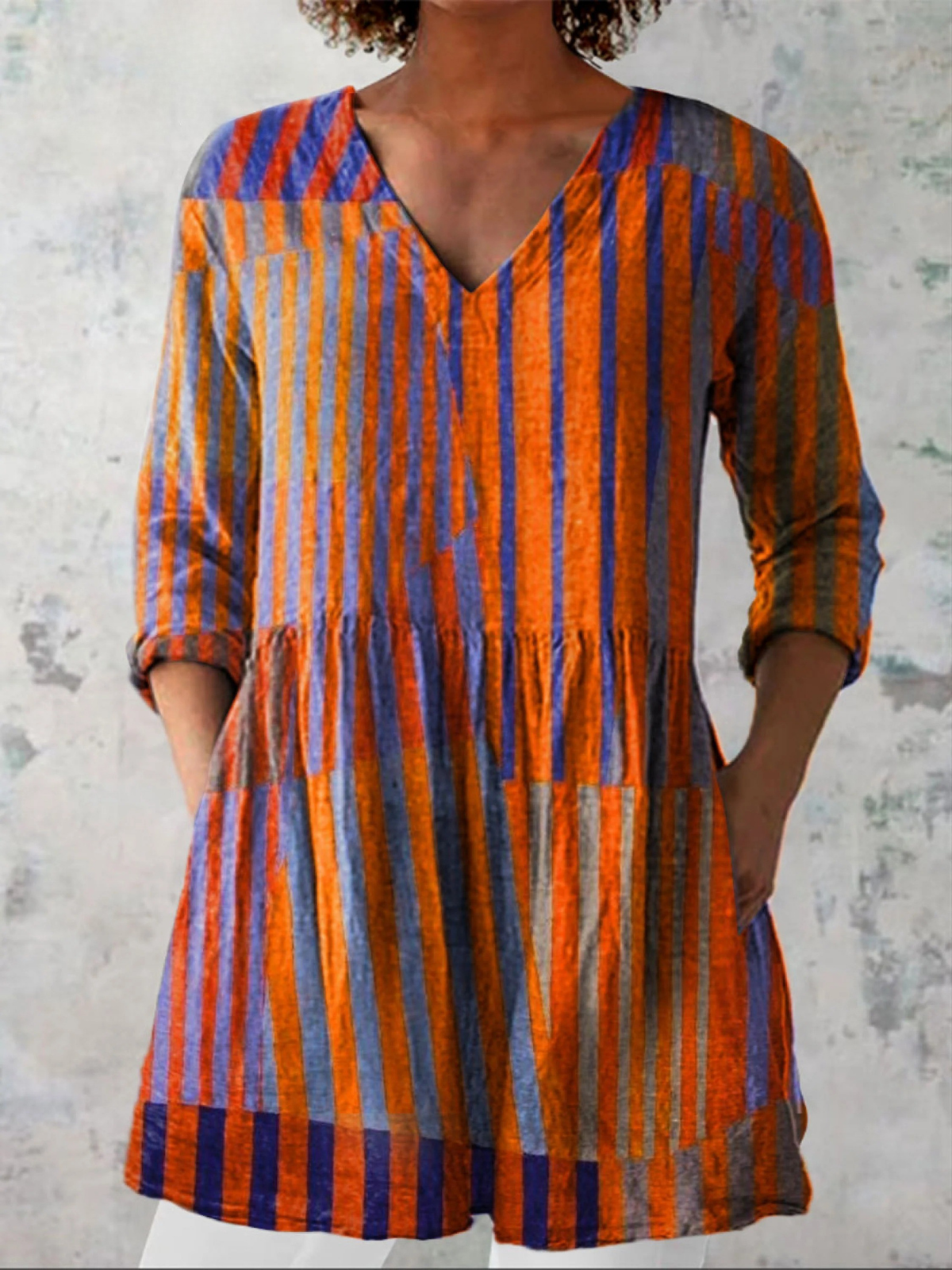 Marlene | Artistic V-Neck Tunic