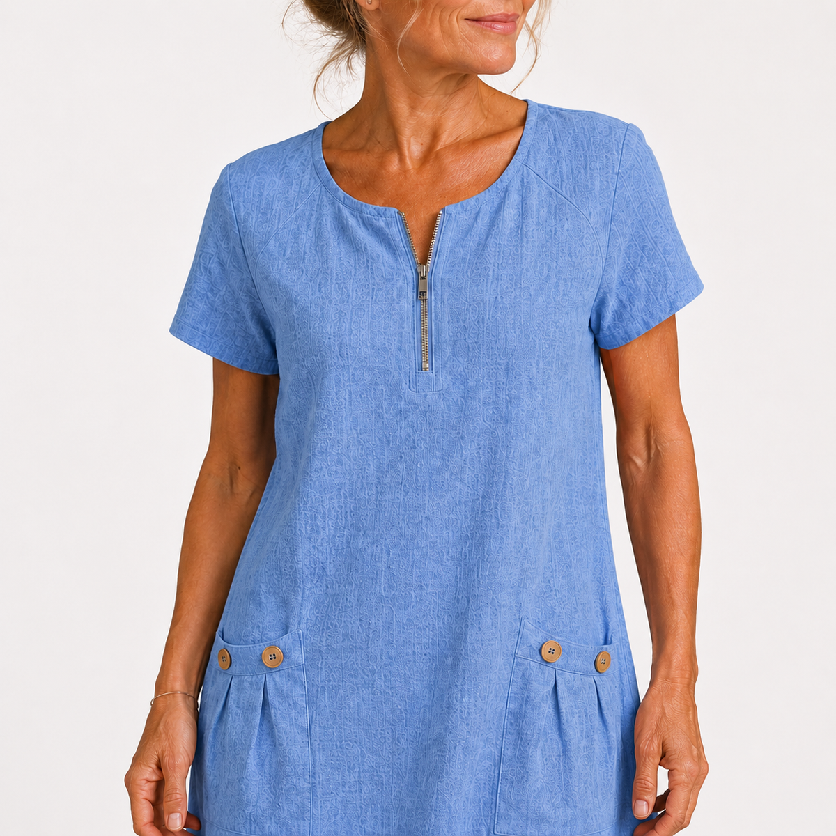 Sadie - Cotton & Linen Casual Dress