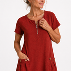 Sadie - Cotton & Linen Casual Dress