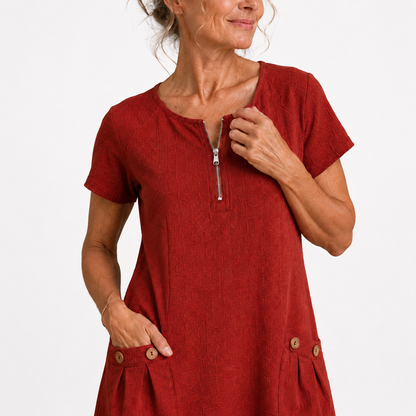Sadie - Cotton & Linen Casual Dress
