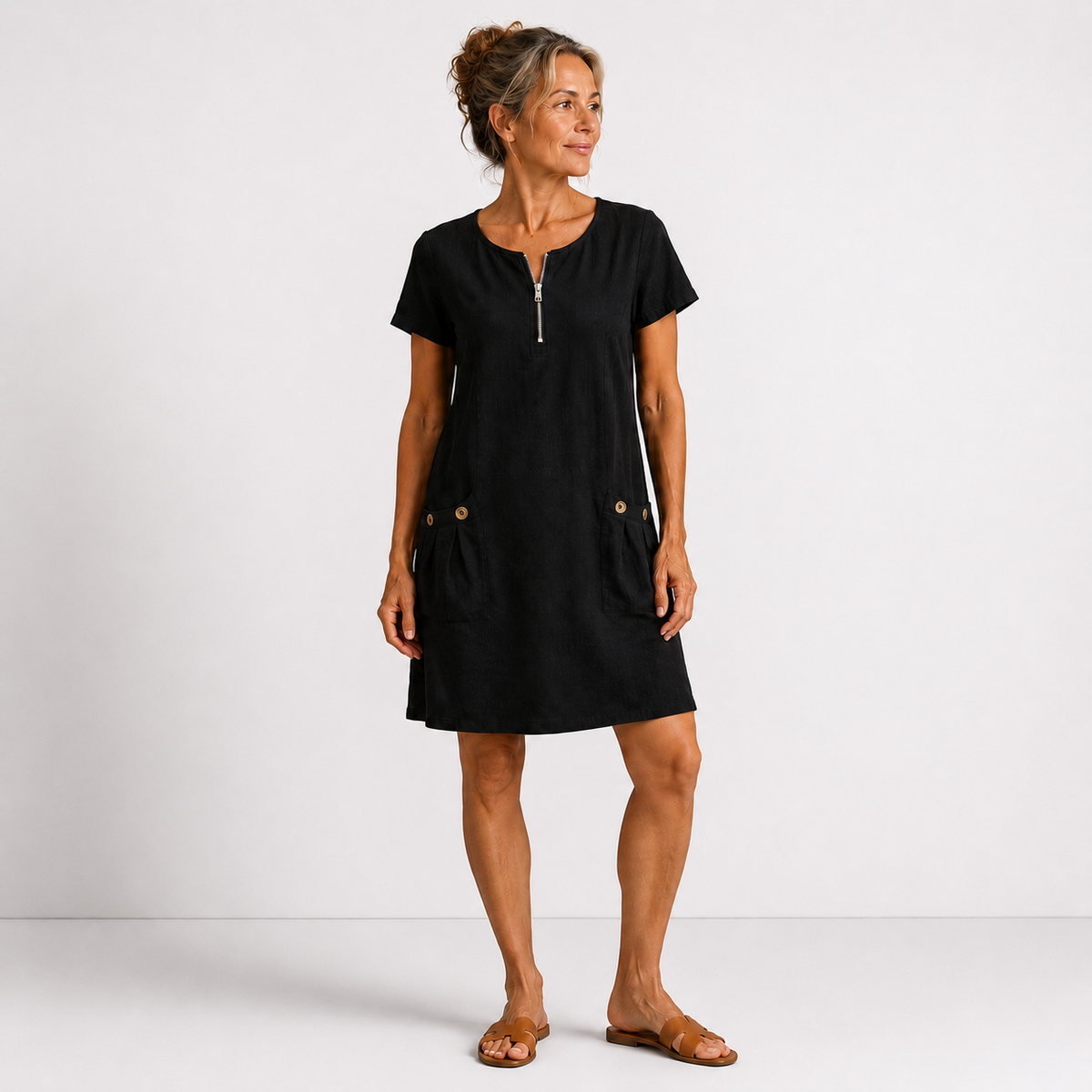 Sadie - Cotton & Linen Casual Dress