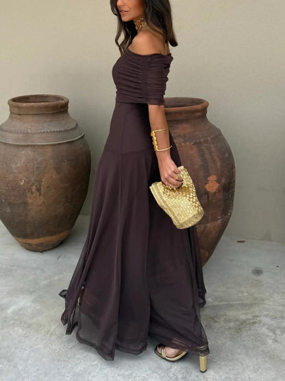 Rosamund | Off-Shoulder Maxi Dress