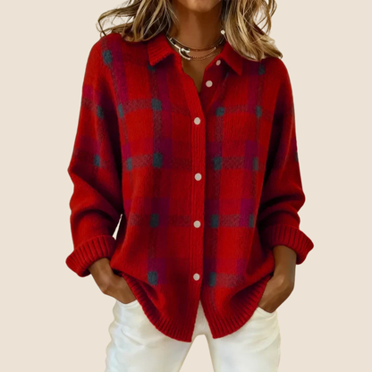 WESTERTON RETRO CHECK SWEATER