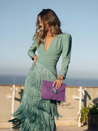 Isla | Fringe Dress