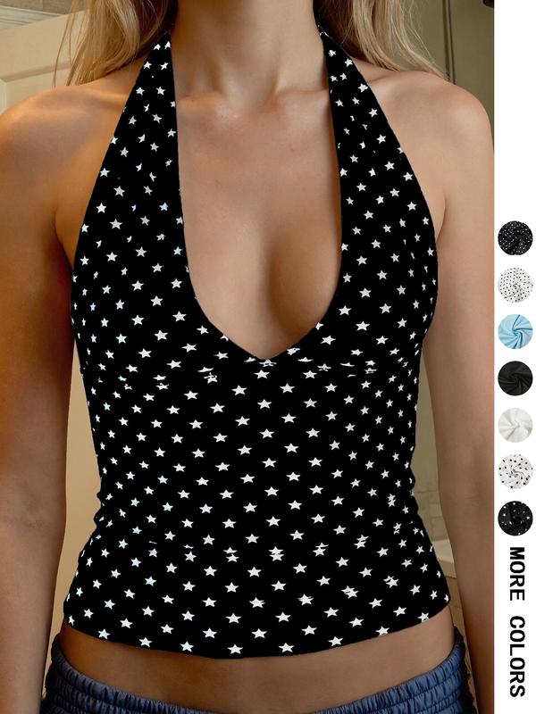 MULAC | Casual Halter Neck Sleeveless Top