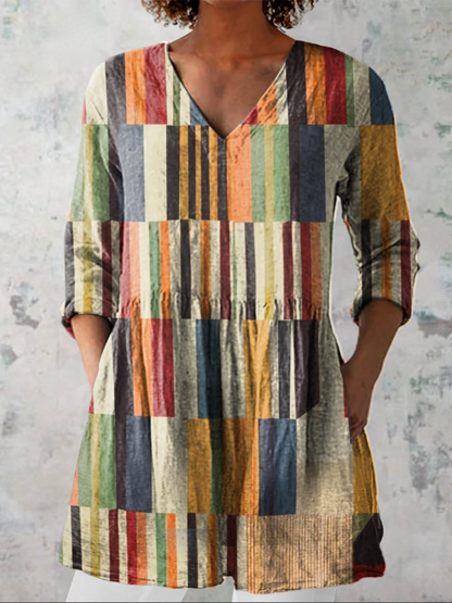 Marlene | Artistic V-Neck Tunic