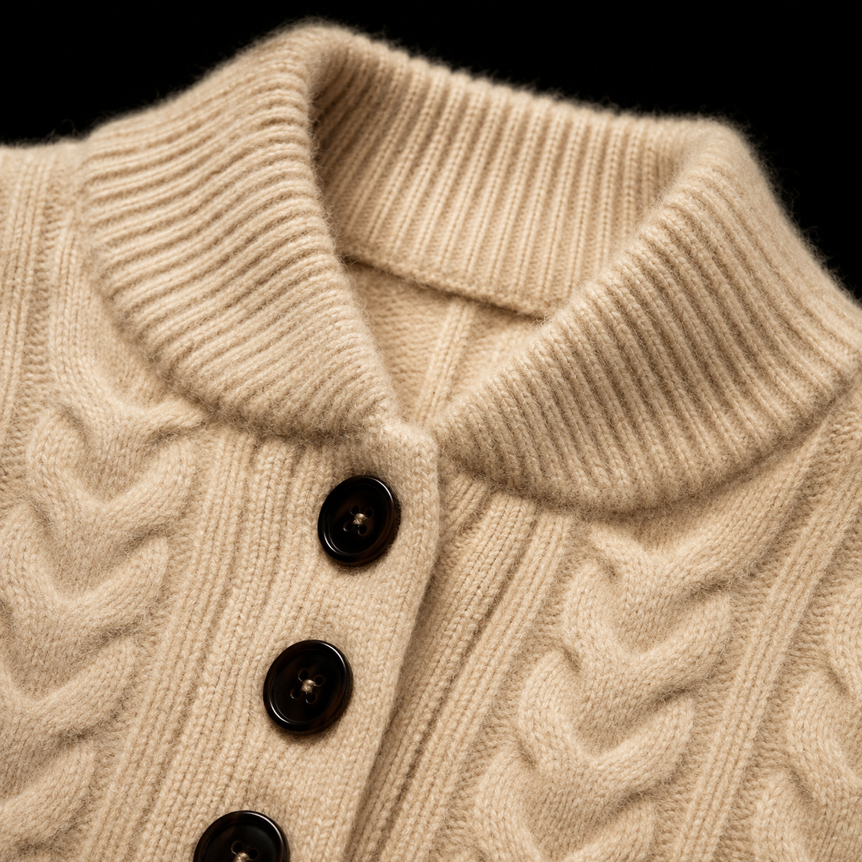 Sierra Cashmere Knit Cardigan