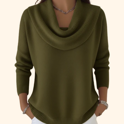 JULIETTE | COWL NECK SWEATER