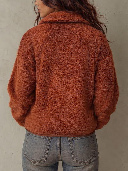 The Hazel™ – Zip-Up Teddy Jacket