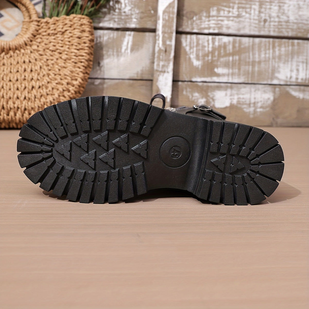 Henrietta™ | Lace-Up Side-Zip Combat Boots