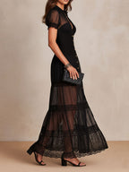 Gracie - Elegant Lace Maxi Dress