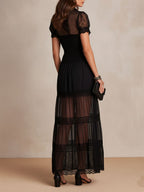 Gracie - Elegant Lace Maxi Dress