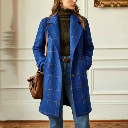 Oxford | Wool Check Coat