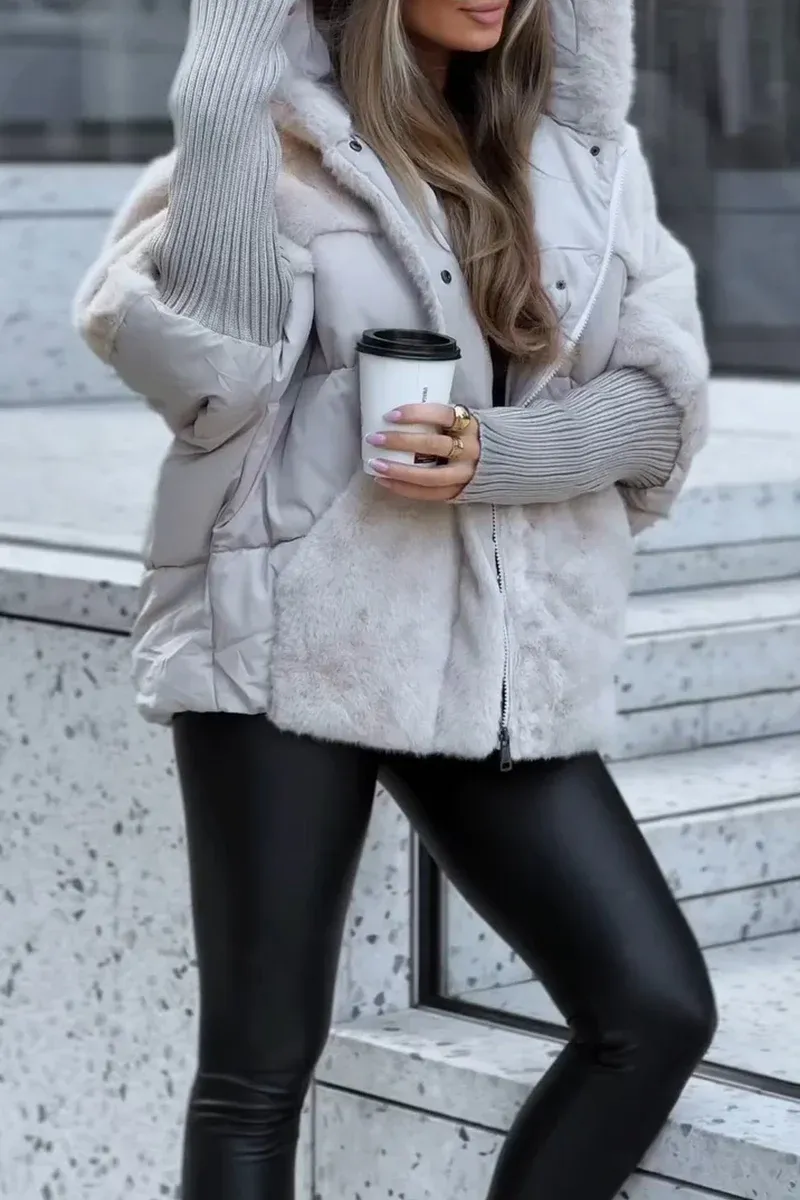 MARISA | Plush Comfort Hooded Jacket
