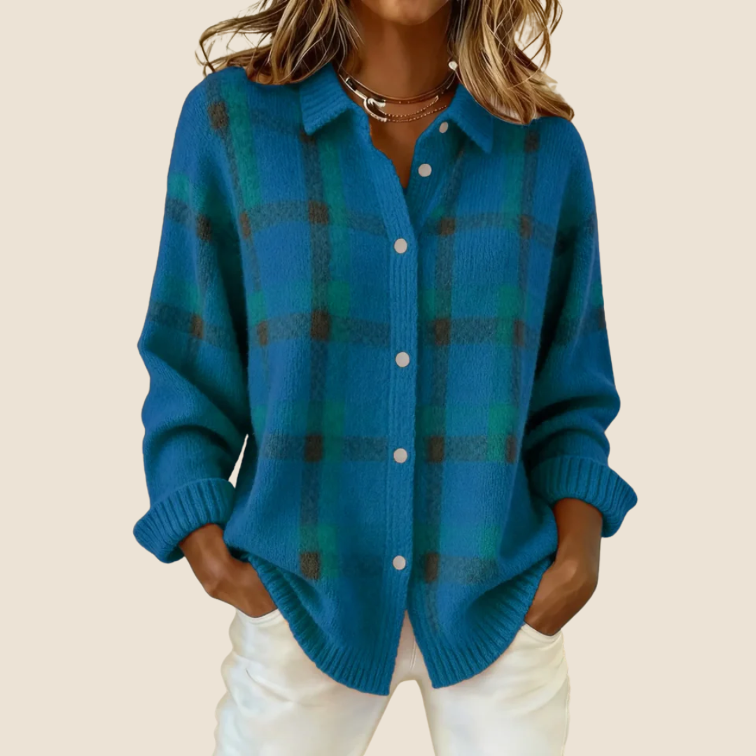 WESTERTON RETRO CHECK SWEATER