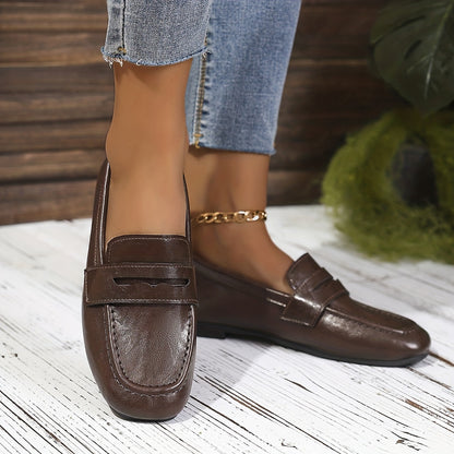 Ottilie™ | Square-Toe Penny Loafers